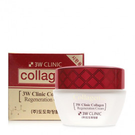 3W Clinic Лифтинг Крем для лица с коллагеном регенерирующий Collagen Regeneration Cream