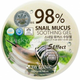 Гель универсальный Улиточный муцин 3W Clinic Snail Soothing Gel 100% 