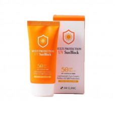3W Clinic Солнцезащитный крем Multi Protection UV Sun Block Cream SPF 50+ PA+++