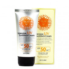 3W Clinic Солнцезащитный крем Intensive UV Sun Block Cream SPF 50+ PA+++