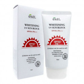 Ekel Крем солнцезащитный отбеливающий Whitening UV Sun Block SPF50