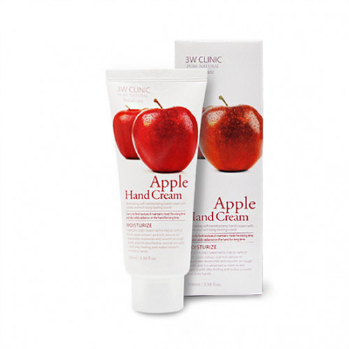 3W Clinic Moisturizing Hand Cream (Apple) Крем для рук с яблоком