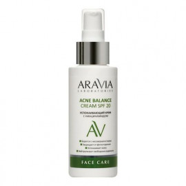 Aravia Laboratories Крем успокаивающий с ниацинамидом SPF 20 Acne Balance Cream