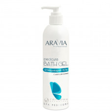 Aravia Professional Гель для ног очищающий с морской солью Pedicure Bath Gel 