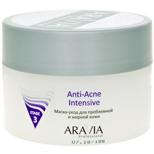 Aravia Professional Маска-уход для проблемной и жирной кожи Anti-Acne Intensive 