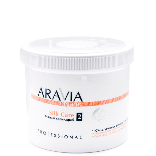 Aravia Organic Крем-скраб для тела мягкий Silk Care 