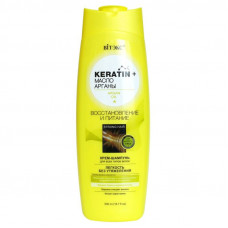 Keratin&Масло арганы Крем-шампунь для всех типов волос Восстановление и питание