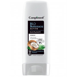 Compliment BioBotanica Active Бальзам Кокос для сухих и окрашенных волос с термозащитой 