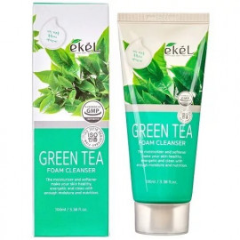 Ekel Пенка для умывания с экстрактом зеленого чая Foam Cleanser Green Tea 