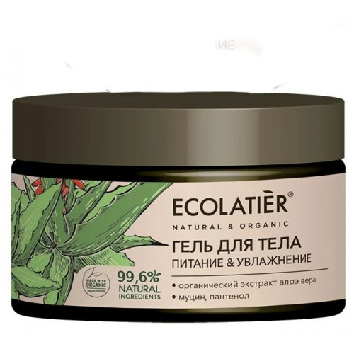 Ecolatier Green Гель для тела Питание&увлажнение Organic Aloe Vera&Snail Mucin