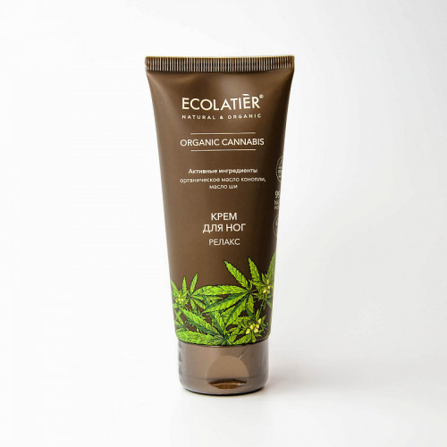 Ecolatier Green Крем для ног Релакс Organic Cannabis