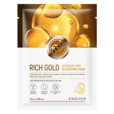 Enough Маска тканевая с 24К золотом Premium Rich Gold Intensive Pro Nourishing Mask