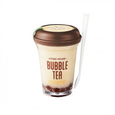 Ночная маска с экстрактом черного чая для сияния и упругости кожи Etude House Bubble Tea Sleeping Pack Black Tea