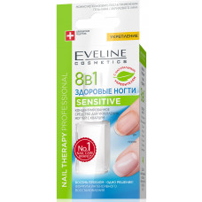 Eveline Nail Therapy Professional Здоровые ногти 8 в 1 12мл