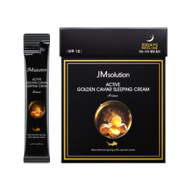 JM solution Крем ночной с экстрактом икры и золотом Active Golden Caviar Sleeping Cream 