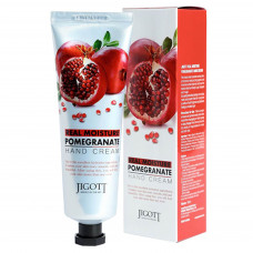 Jigott Крем для рук Гранат Real Moisture Hand Cream Pomegranate 