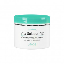 Jigott Крем успокаивающий ампульный Vita Solution 12 Calming Ampoule Cream 