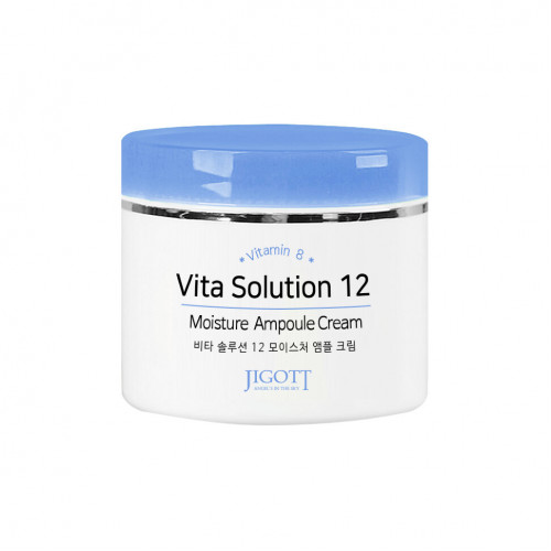 Jigott Крем увлажняющий ампульный Vita Solution 12 Moisture Ampoule Cream