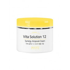 Jigott Крем успокаивающий ампульный Vita Solution 12 Synergy Ampoule Cream