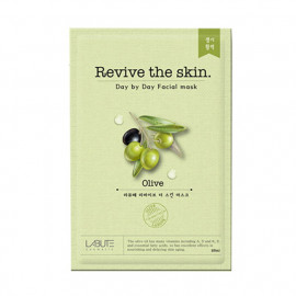Тканевая маска с экстрактом оливы, питание и омоложение Labute Revive The Skin Olive Mask