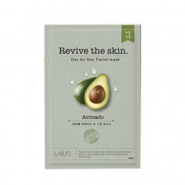 Тканевая маска с экстрактом авокадо, питание и увлажнение Labute Revive The Skin Avokado Mask