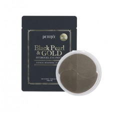 Petitfee Патчи для век гидрогелевые Жемчуг/золото Black Pearl & Gold Hydrogel Eye Patch
