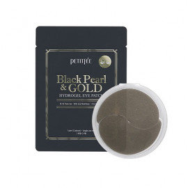 Petitfee Патчи для век гидрогелевые Жемчуг/золото Black Pearl & Gold Hydrogel Eye Patch