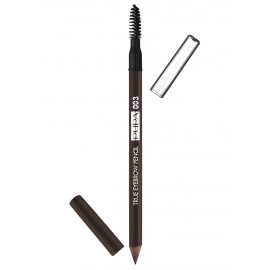 Pupa Карандаш для бровей с щёточкой "True Eyebrow Pencil" 03 темно-коричневый