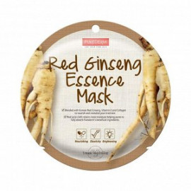 Purederm Маска увлажняющая коллагеновая с экстрактом Женьшеня Circle Collagen Mask Red Ginseng 