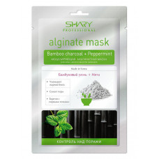 Shary Моделирующая альгинатная маска для лица, шеи Контроль над порами Бамбуковый уголь