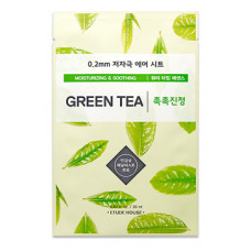 Etude House Маска тканевая успокаивающая с экстраком зеленого чая 0.2 Air Mask Green Tea