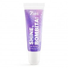 7 Days Блеск для губ мерцающий Shine Bombita 206 фиолетовый