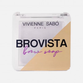 Vivienne Sabo Фиксатор для бровей сверхсильной фиксации Brovista Brow Soap прозрачный